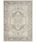 Nourison Quarry Ivory Grey Taupe QUA18 4 ft. X 6 ft. Rect. Rug