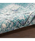 Nourison Passion Area Rug PSN03 Turquoise Grey