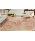 Nourison Garden Oasis Coral GOA05 8 ft. X 10 ft. Rectangle Rug