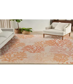 Nourison Home Garden Oasis GOA05 Coral 8 ft. X 10 ft. Area Rug