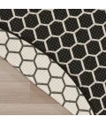 Nourison Twist Reversible Black TWS01 8 ft. X Round Rug