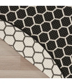 Nourison Home Twist Reversible TWS01 Black 8 ft. Round Area Rug