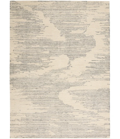 Michael Amini Ma30 Star Area Rug SMR02 Ivory/Grey 5'3" x 7'3"