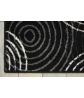 Nourison Studio Black STU03 3ft.11in. x 5ft.3in. Rect. Rug