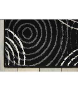 Nourison Studio Black STU03 3ft.11in. x 5ft.3in. Rect. Rug