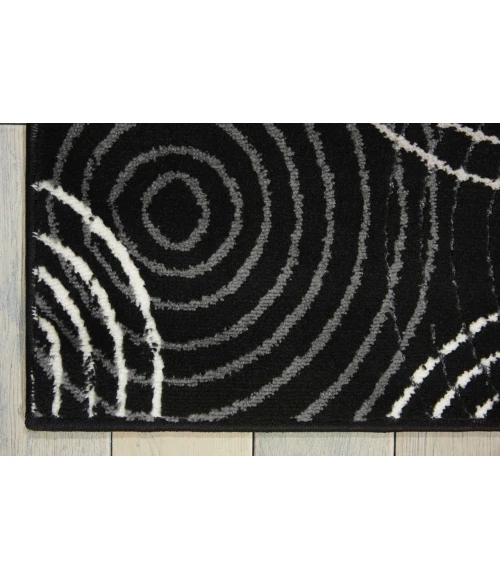 Nourison Studio Black STU03 3ft.11in. x 5ft.3in. Rect. Rug