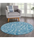 Nourison Jubilant Round Area Rug JUB09-Blue