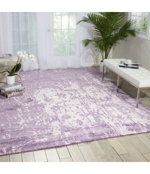 Nourison Home Silk Shadows Amethyst SHA10 9ft.9in. x 13ft.9in. Rect. Rug