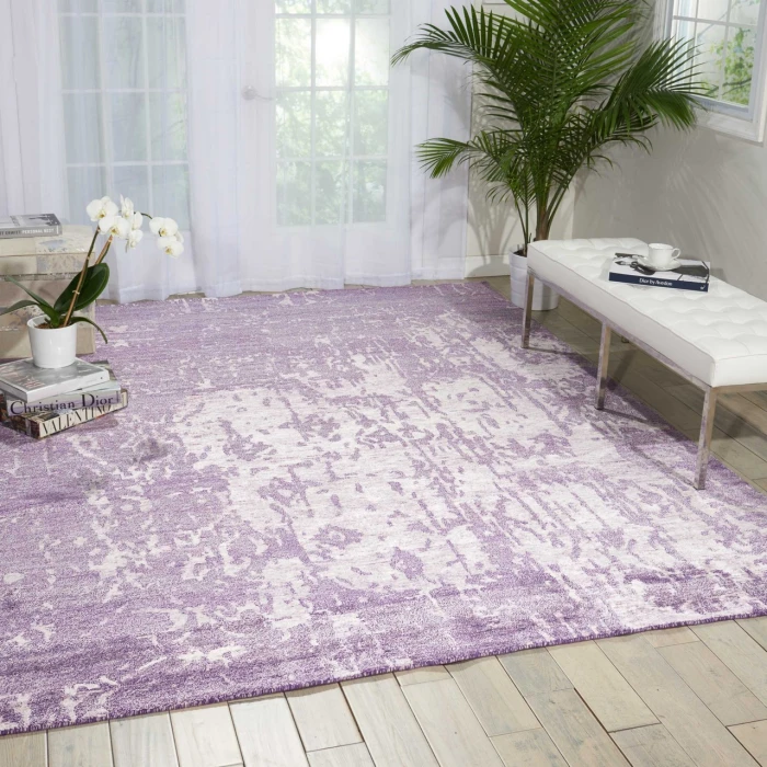 Nourison Home Silk Shadows Amethyst SHA10 9ft.9in. x 13ft.9in. Rect. Rug