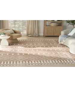 Nourison Home Astra Machine Washable ASW10 Taupe 9 ft. X 12 ft. Area Rug