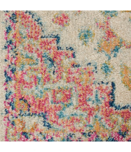 Nourison Passion Runner Area Rug PSN25-Ivory/Pink