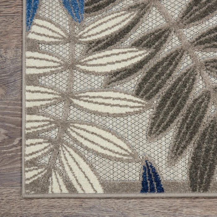 Nourison Aloha Area Rug ALH18-Grey/Blue
