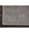 Nourison Malibu Shag Area Rug MSG01-Silver Grey