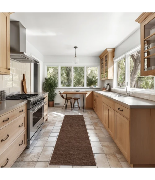 Nourison Washable Solutions Mocha WSL01 8 ft. Rect. Rug