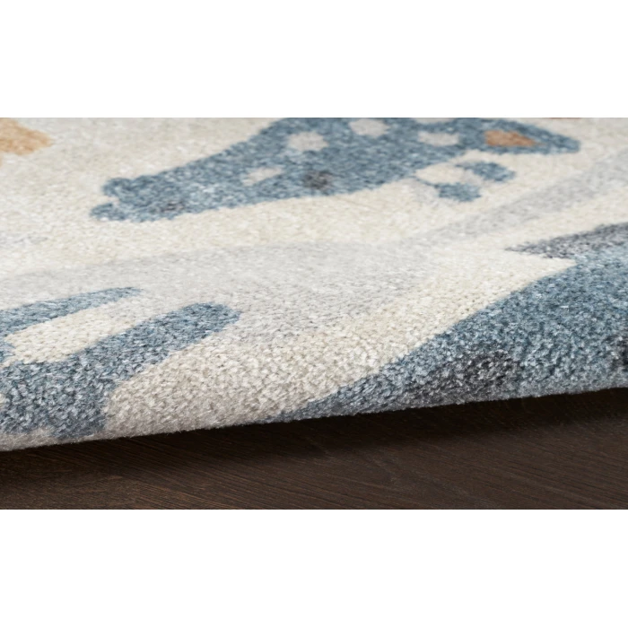 Nourison Astra Machine Washable Ivory ASW01 2 ft. 2 in. X 4 ft. Rectangle Rug