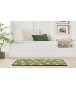 Nourison Home Accent Decor/Xmas 173JP Olive 2 ft. X 3 ft. Area Rug