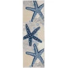 Nourison Home Aloha ALH24 Blue Grey 2 ft. X 6 ft. Area Rug