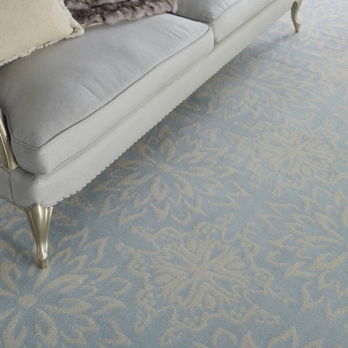 Nourison Jubilant Area Rug JUB06-Ivory/Light Blue