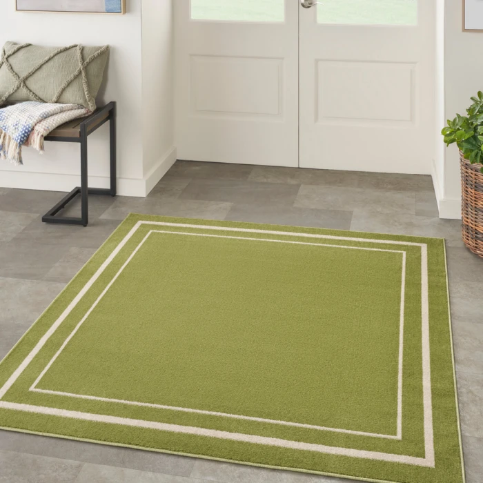 Nourison Nourison Essentials Area Rug NRE02 Green Ivory