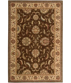 Nourison Home Living Treasures LI04 Brown 5 ft. 6 in. X 8 ft. 3 in. Area Rug