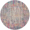 Nourison Home Passion PSN09 Ivory Multicolor 5 ft. Round Area Rug