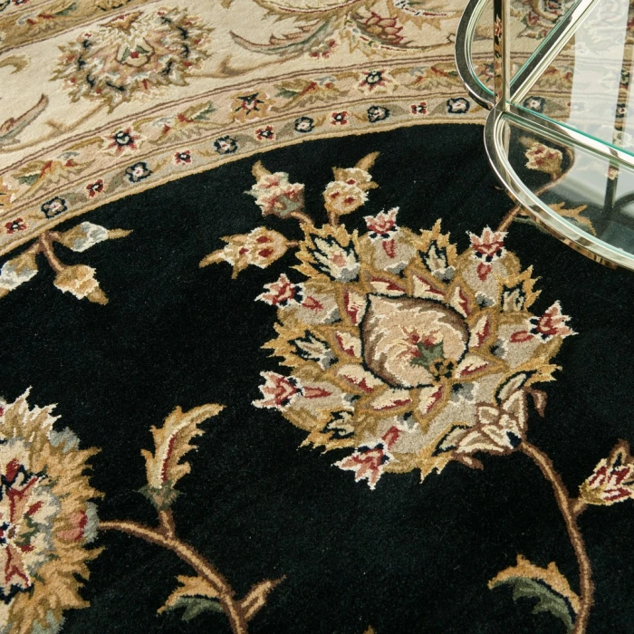 Nourison 2000 Round Area Rug 2022-Black