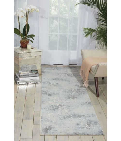 Nourison Somerset Runner Area Rug ST74-Silver/Blue
