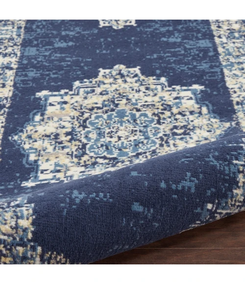 Nourison Grafix Runner Area Rug GRF14-Navy Blue
