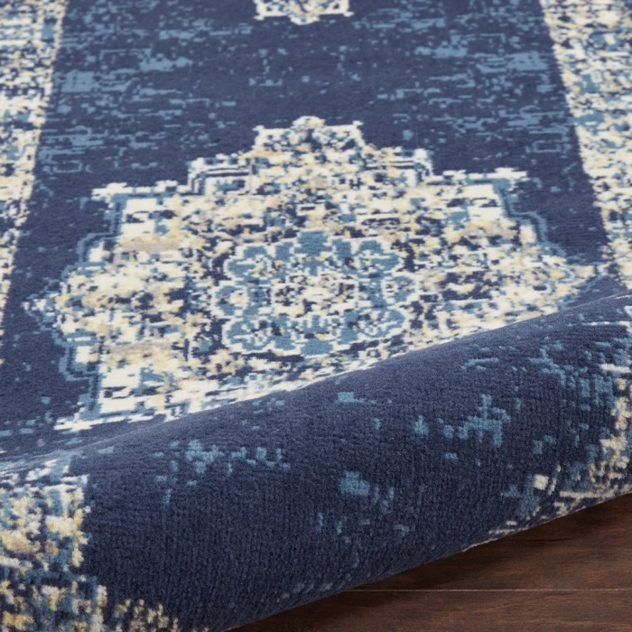 Nourison Grafix Runner Area Rug GRF14-Navy Blue