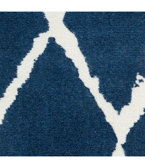 Nourison Twilight Area Rug TWI15 Navy 5'6" x 8'