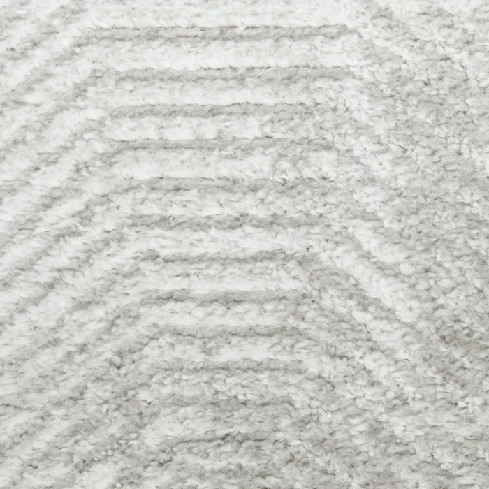 Nourison Dekor Grey DEK04 2 ft. X 4 ft. Rect. Rug