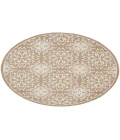 Nourison Jubilant Taupe JUB06 8 ft. Round Rug