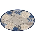 Nourison Aloha Blue Grey ALH32 7’10” Round Rug