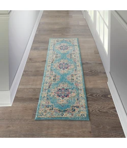 Nourison Home Passion PSN03 Light Blue 1 ft. 10 in. X 6 ft. Area Rug