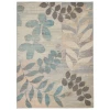 Nourison Home Tranquil TRA01 Ivory/Light Blue 4 ft. X 6 ft. Area Rug