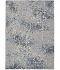 Nourison Home Somerset ST74 Silver Blue 5 ft. 3 in. X 7 ft. 5 in. Area Rug