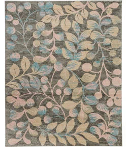 Nourison Home Tranquil TRA03 Grey Beige 8 ft. 10 in. X 11 ft. 10 in. Area Rug