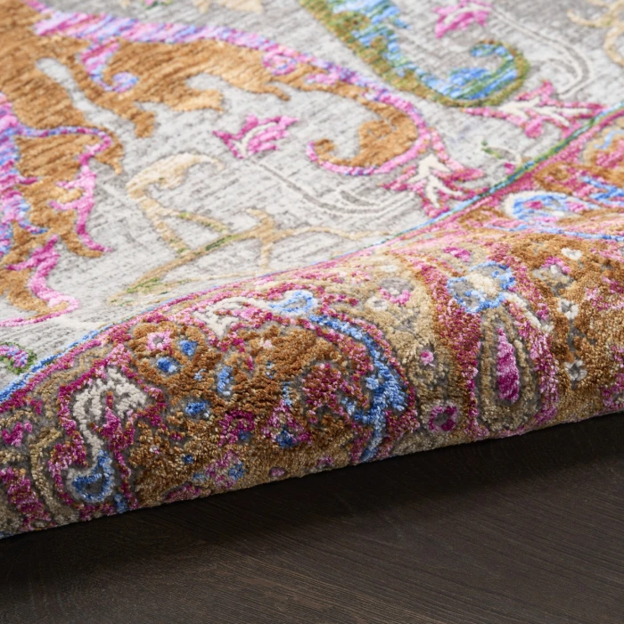 Nourison Home Vintage Harmony Pink VHH03 5ft.3in. x 7ft.6in. Rect. Rug