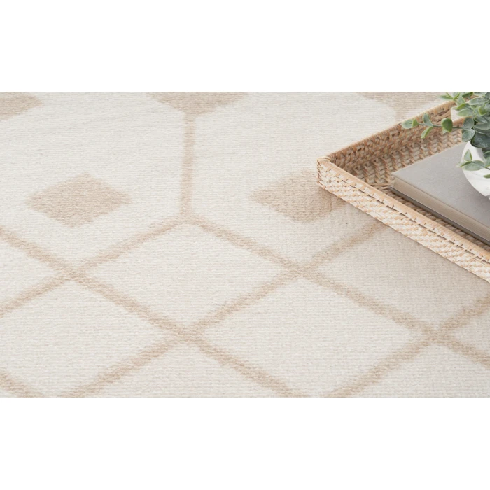 Nourison Grafix Ivory Beige GRF37 7 ft. 10 in. X 9 ft. 10 in. Rectangle Rug
