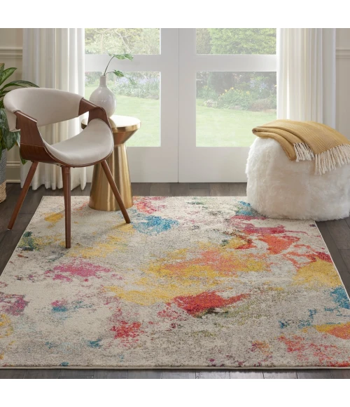 Nourison Celestial Area Rug CES12-Ivory/Multicolor