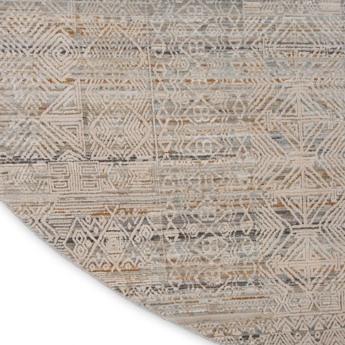 Nourison Lynx Ivory Multicolor LNX06 8 ft. X Round Rug