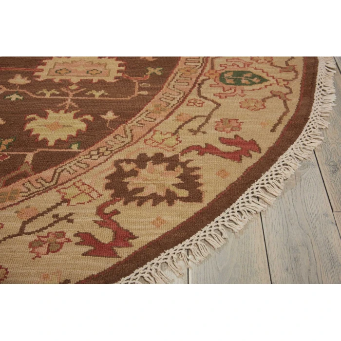 Nourison Home Nourmak Beige S138 8ft. x Round Round Rug