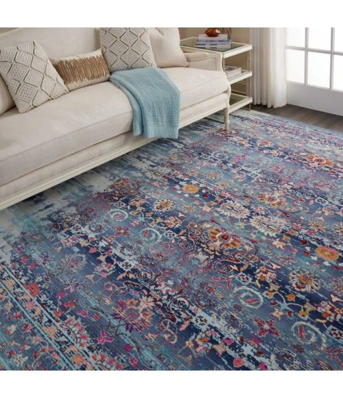 Nourison Vintage Kashan Area Rug VKA02-Blue
