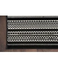 Nourison Grafix Black White GRF41 2 ft. X 4 ft. Rectangle Rug