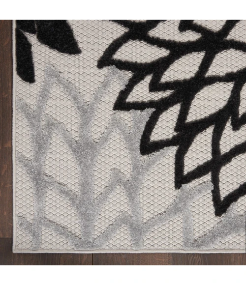 Nourison Aloha Area Rug ALH05-Black White
