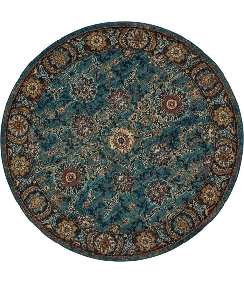 Nourison 2020 Round Area Rug NR207-Marine