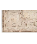 Nourison Astra Machine Washable Beige ASW11 2 ft. 2 in. X 10 ft. Rectangle Rug