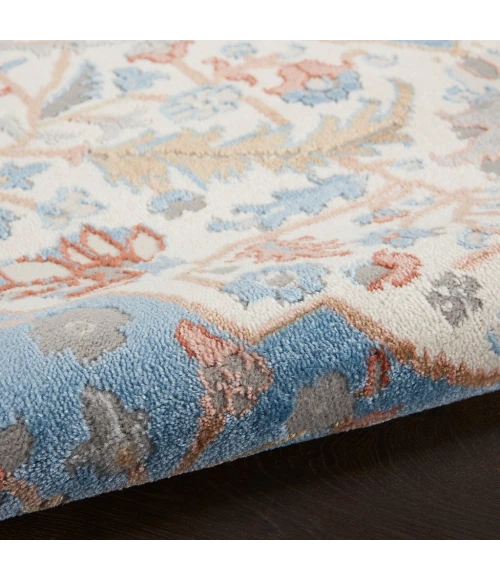 Nourison Elation Area Rug ETN09-Ivory Blue