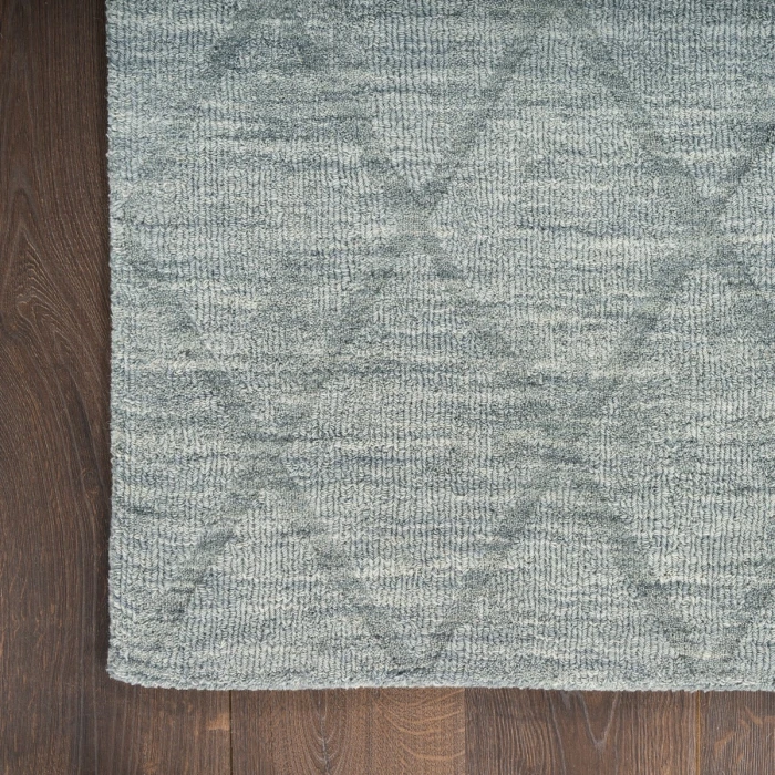 Nourison Wool Haven Blue WOH01 7 ft. 9 in. X 9 ft. 9 in. Rect. Rug