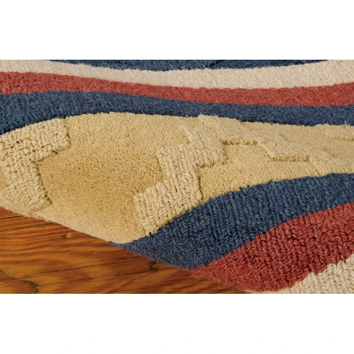 Nourison Home India House Blue IH84 2ft.3in. x 7ft.6in. Rect. Rug
